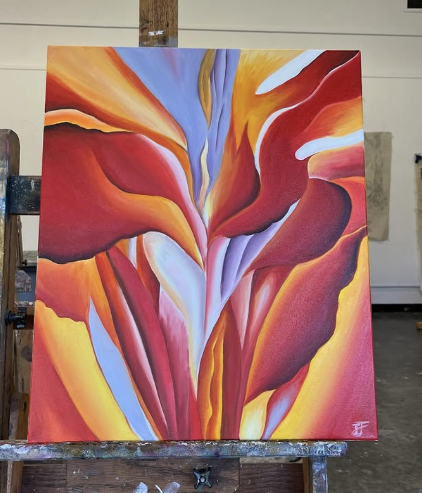 Abstract Floral Painting